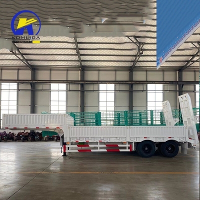30 τόνων Lowboy Truck Διαστάσεις ABS Αντικαλείωτο σύστημα πέδησης και ατσάλινο ελατήριο περιλαμβάνεται