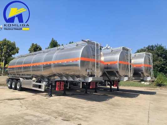 3 άξονες Sinotruk 45000λιτρα Feul Tank Semi Trailer για ελαφριά αποδοτικότητα και απόδοση