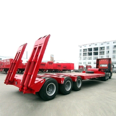 3 άξονα Lowbed Loyboy Gooseneck άλογο ρυμουλκούμενο με πυροσβεστήρα δύο κομμάτια 4 Kgs