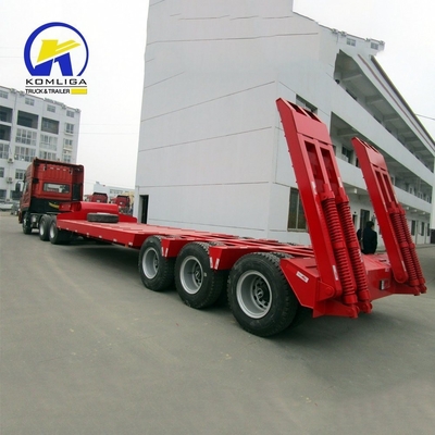 1820mm Tread Lowboy Trailer Dolly Chassis στη Νιγηρία με σύστημα φρένων ABS Anti-lock