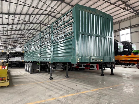 6X4 Fence Semi Trailers με 1820mm Tread και Jost 2.0 ή 3.5 ίντσες King Pin