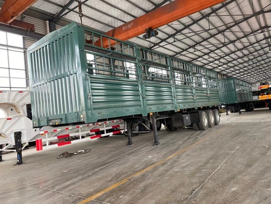 6X4 Fence Semi Trailers με 1820mm Tread και Jost 2.0 ή 3.5 ίντσες King Pin