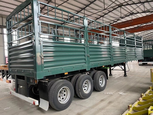 6X4 Fence Semi Trailers με 1820mm Tread και Jost 2.0 ή 3.5 ίντσες King Pin