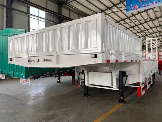 LED Light Mini 2 Axles Lowbed Cargo Trailer 20 τόνων για βαριά μεταφορά και μεταφορά