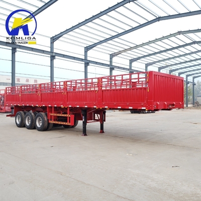 315/80r22.5.12r22.5 Ελαστικά 2023 3άξονας 40ton 50ton Fence Semi Cargo Trailer για την Αφρική