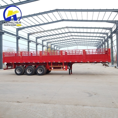 315/80r22.5.12r22.5 Ελαστικά 2023 3άξονας 40ton 50ton Fence Semi Cargo Trailer για την Αφρική