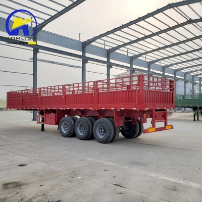315/80r22.5.12r22.5 Ελαστικά 2023 3άξονας 40ton 50ton Fence Semi Cargo Trailer για την Αφρική