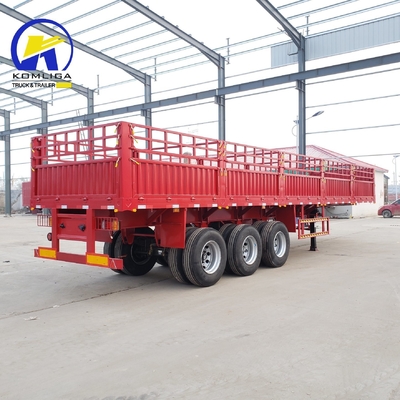 315/80r22.5.12r22.5 Ελαστικά 2023 3άξονας 40ton 50ton Fence Semi Cargo Trailer για την Αφρική