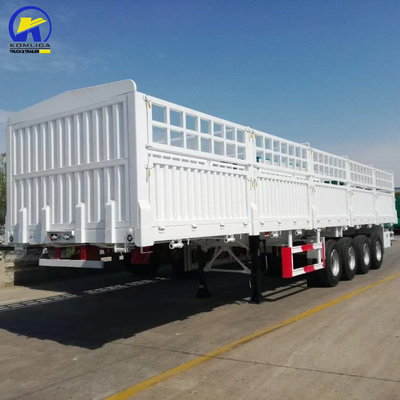 Σιδηροδρομικό φορτηγό φράχτη Semi Trailers με 9.00 * 22.5/8.00-20/8.5-20 Rim σε στην προσιτή
