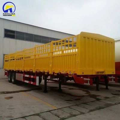 Σιδηροδρομικό φορτηγό φράχτη Semi Trailers με 9.00 * 22.5/8.00-20/8.5-20 Rim σε στην προσιτή