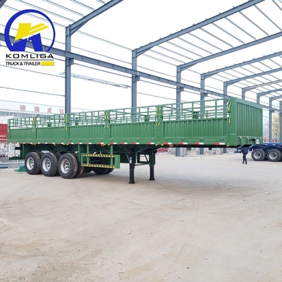 3 άξονες ζωοτροφικό φράχτη φορτίο Semi Truck ρυμουλκούμενο με Jost 2,0 ή 3,5 ιντσών King Pin