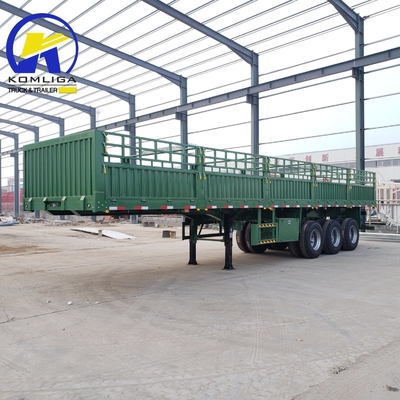 3 άξονες ζωοτροφικό φράχτη φορτίο Semi Truck ρυμουλκούμενο με Jost 2,0 ή 3,5 ιντσών King Pin