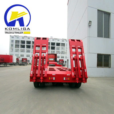 40-60 τόνους 2-3 άξονες Αφορμάκη Semi Lowboy Low Bed Semi Trailer για μεταφορές