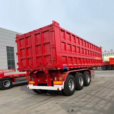 3-άξονα αγροτικό υδραυλικό ντάμπινγκ ντάμπινγκ ρυμουλκούμενα ρυμουλκούμενα ρυμουλκούμενα ημιρυμουλκούμενα για τη γεωργία