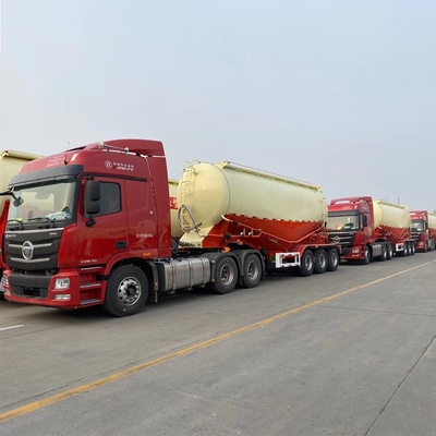 Ελαφρύ φορτίο 3 άξονας ξηρή ισχύς 35cbm 40cbm 45cbm Bulk Cement Trailer με πιστοποίηση GCC