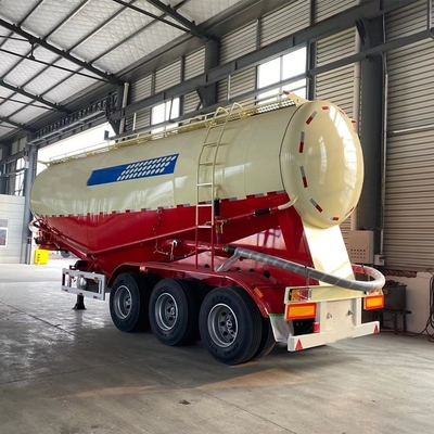 Ελαφρύ φορτίο 3 άξονας ξηρή ισχύς 35cbm 40cbm 45cbm Bulk Cement Trailer με πιστοποίηση GCC
