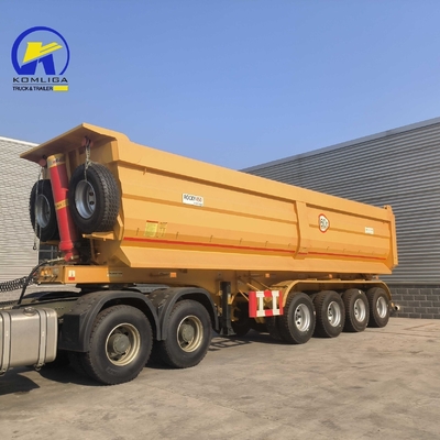 10000x2500x3800mm Sinotruk Dump Trailer με συσκευή ανύψωσης μπροστά και ανάρτηση σταυρού