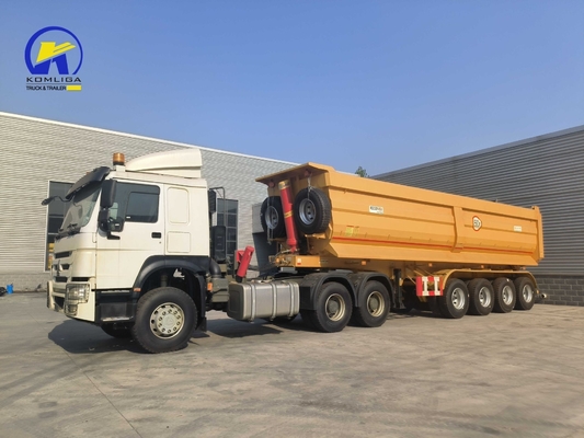 10000x2500x3800mm Sinotruk Dump Trailer με συσκευή ανύψωσης μπροστά και ανάρτηση σταυρού