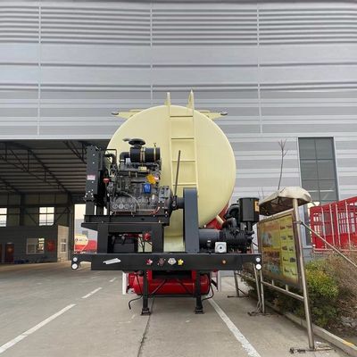 Προσαρμογή Χρησιμοποιούμενος φουσκωτής στεγνή χύδης δεξαμενή σκόνης ημιπροωθητήρα με μηχανική ανάρτηση