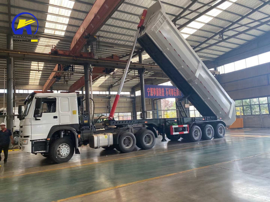 3άξονα Tri-Axle 40cbm Sinotruk Dump Trailer Προσαρμογή και Προσαρμόσιμο αίτημα