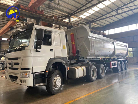 3άξονα Tri-Axle 40cbm Sinotruk Dump Trailer Προσαρμογή και Προσαρμόσιμο αίτημα