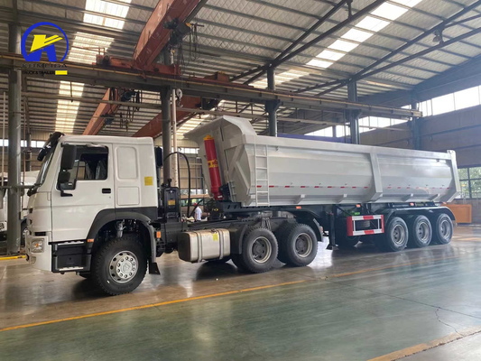 3άξονα Tri-Axle 40cbm Sinotruk Dump Trailer Προσαρμογή και Προσαρμόσιμο αίτημα