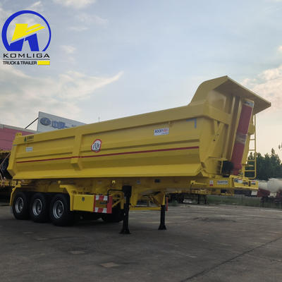 Sinotruk 3/4 Άξονας Μεταφορών Κύλιση Κύλιση ρυμουλκούμενο πέτρα λειτουργία Dump ρυμουλκούμενο
