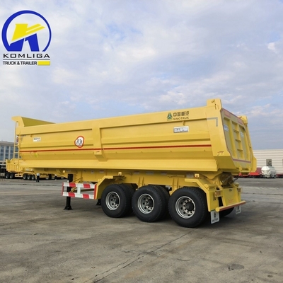 Sinotruk 3/4 Άξονας Μεταφορών Κύλιση Κύλιση ρυμουλκούμενο πέτρα λειτουργία Dump ρυμουλκούμενο