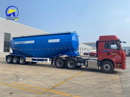 Τριάξονα 28cbm 40ton Bulk Cement Tank Tanker Trailer με βαλβίδα εκπομπής Wabco Re6