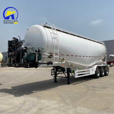 Τριάξονα 28cbm 40ton Bulk Cement Tank Tanker Trailer με βαλβίδα εκπομπής Wabco Re6
