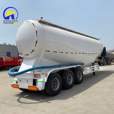 Τριάξονα 28cbm 40ton Bulk Cement Tank Tanker Trailer με βαλβίδα εκπομπής Wabco Re6