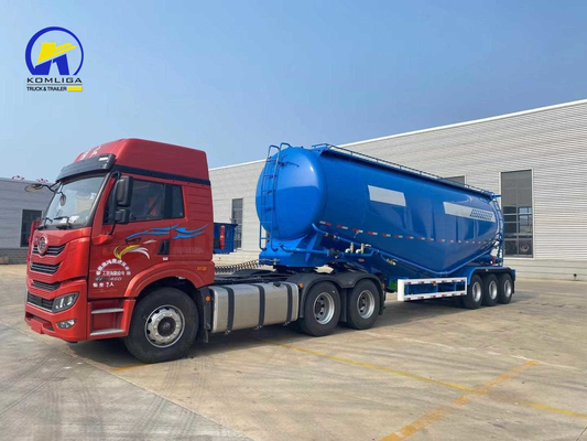 Τριάξονα 28cbm 40ton Bulk Cement Tank Tanker Trailer με βαλβίδα εκπομπής Wabco Re6