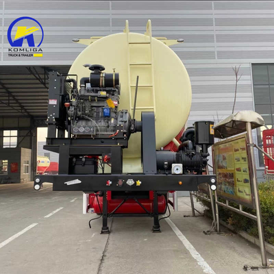 3 άξονας 45cbm 45000λίτρα χύδης σκόνη τσιμέντο δεξαμενή φορτηγό ημιτελόνι με μεγάλη χωρητικότητα