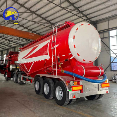 3 άξονας 45cbm 45000λίτρα χύδης σκόνη τσιμέντο δεξαμενή φορτηγό ημιτελόνι με μεγάλη χωρητικότητα