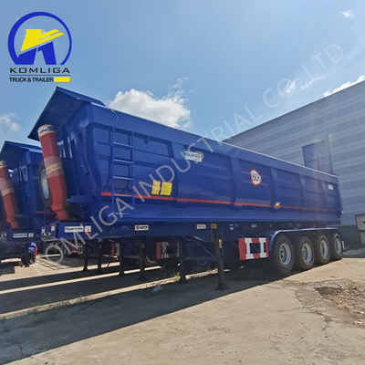 Jost 2,0 ή 3,5 ίντσες King Pin 3 άξονας 35cbm υδραυλικό φορτηγό σκουπιδοτεμαχίου