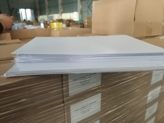 210x297x0.3 Τυπογραφία με μελάνι φύλλο PVC για πλαστική κάρτα Τεχνικά ανταλλακτικά Υποστήριξη