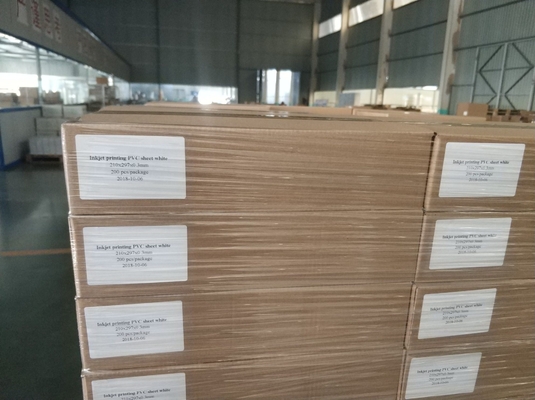 210x297x0.3 Τυπογραφία με μελάνι φύλλο PVC για πλαστική κάρτα Τεχνικά ανταλλακτικά Υποστήριξη